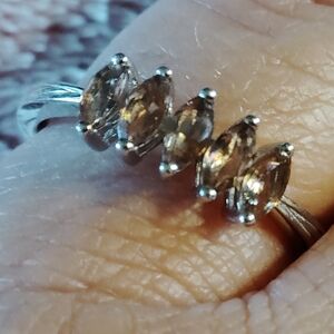 📌 SERIOUS INQUIRIES. 🔥 GORGEOUS- JENIPAP0 ANDALUSITE⭐ STERLING  RING. SIZE 9